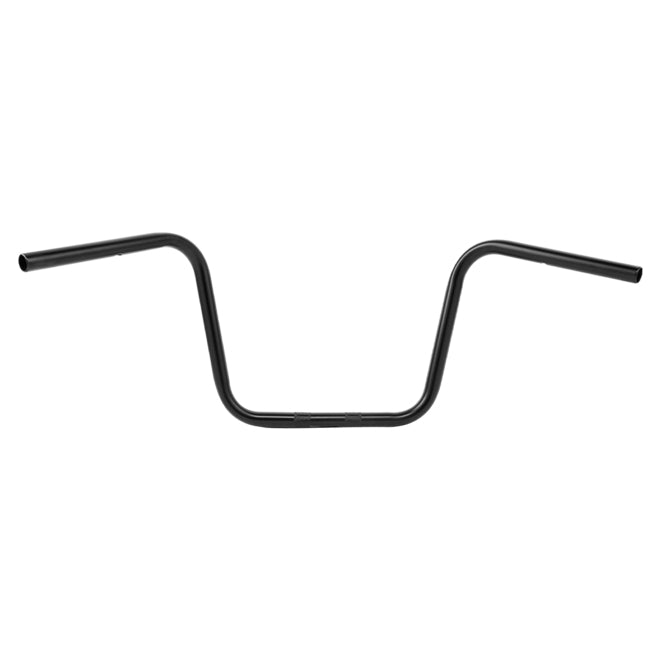 Santee 1" Ape Hanger Bar 12" Rise Handlebar Knurled & Pre-drilled Matte Black Fits For Harley