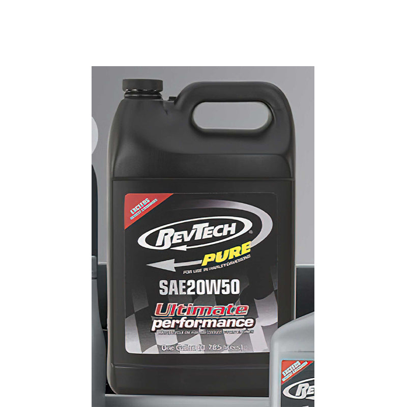 Revtech Oil RevTech Pure Advanced Motorcycle Lubricant Oil Sae 20W50 6-1 Gallon/Ca ...