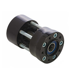 Revtech Black Rear Wheel Hub Fit For Harley Softail FXSTD Deuce 00-07 Sportster XL 00-04