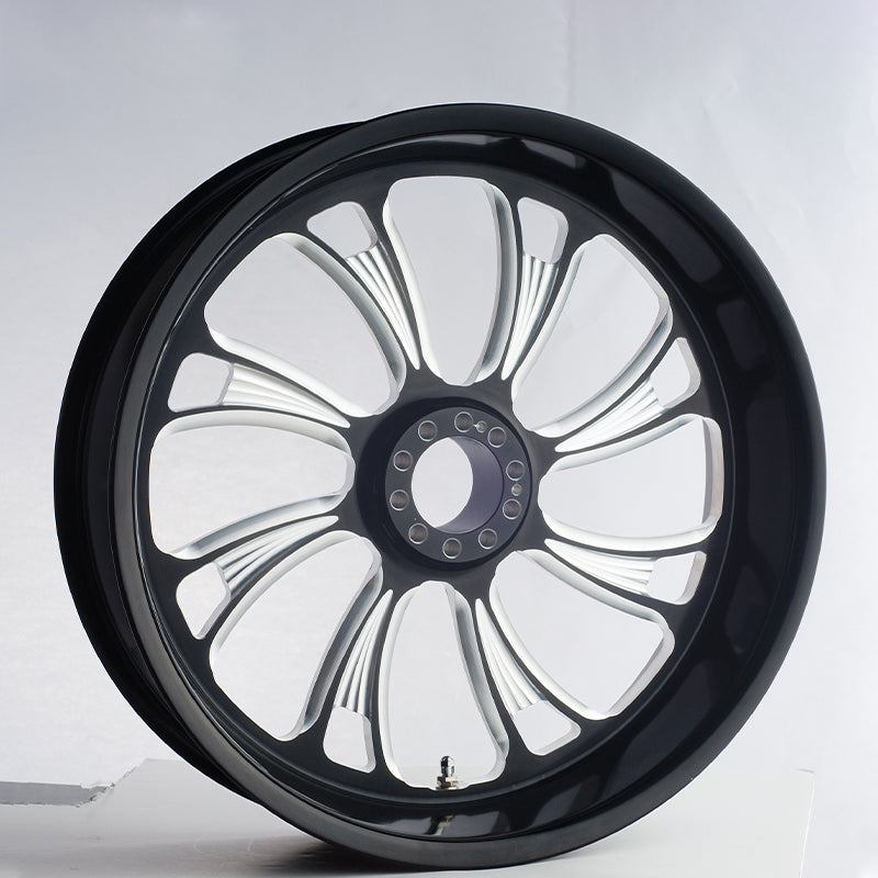 RevTech 18"×5.5" Midnight Rear Wheel Rim 5 Spoke Fit For Harley Touring Models 2008-Up