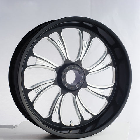 RevTech 18"×5.5" Midnight Rear Wheel Rim 5 Spoke Fit For Harley Touring Models 2008-Up