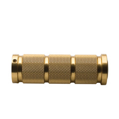 Custom Chrome Bronze Stroker Handlebar Grip For Harley 73-Up single or dual cable applications