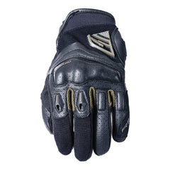 Five 5 Gloves 02 Street RS2 EVO Leather Men's Motorcycle Size M~XXXL Black+Khaki