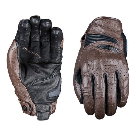 Five 5 Gloves 03 URBAN SPORT CITY EVO Leather Men's Motorcycle Size S~XXXL Brown