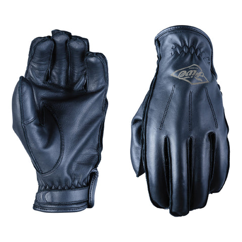 Five 5 Gloves 04 CUSTOM IOWA 66 Leather Men's Motorcycle Glove Size S~XXXL Black