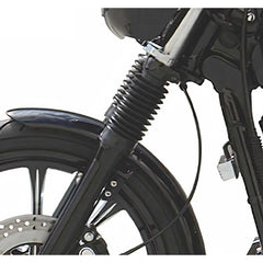 Custom Chrome Bikers Choice Fork Boots 49mm Long Fit For Harley FXDWG Dyna Wide Glide Black