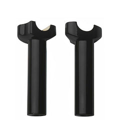 Custom Chrome HardDrive Forged 6.5” Straight Handlebar Risers 3-1/2" Rise Fit For Harley Black