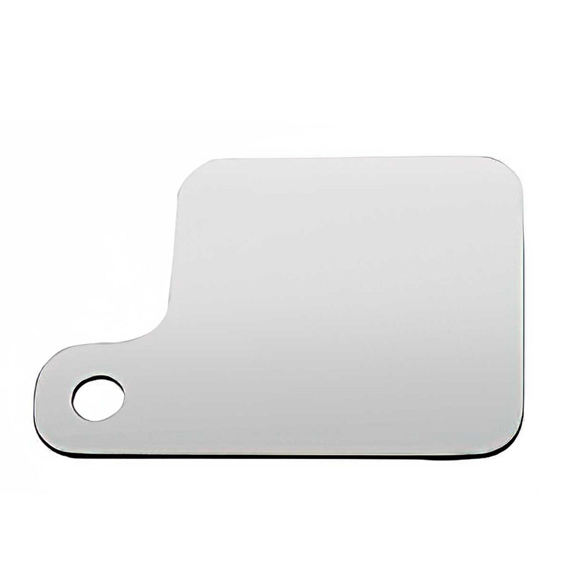 Jammer Chrome State Inspection Tag Sticker Renewal Holder Display Plate For Motorcycles