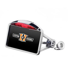 Custom Chrome Billet Chrome LED Sidemount Taillight Frame Fit For Harley 5-speed Softail 87-99