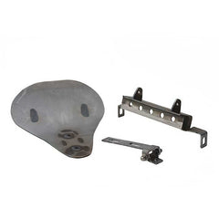 Custom Chrome Lucky Sucker Raw Plain Solo Seat Kit Fit For Harley Softail FX 00-06 FL 00-14
