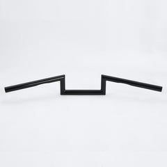 Jammer 1"Wide Style Z-Bar 4"Rise 60's Handlebar W/ Indent Gloss Black Fits For Harley 1"Clamp