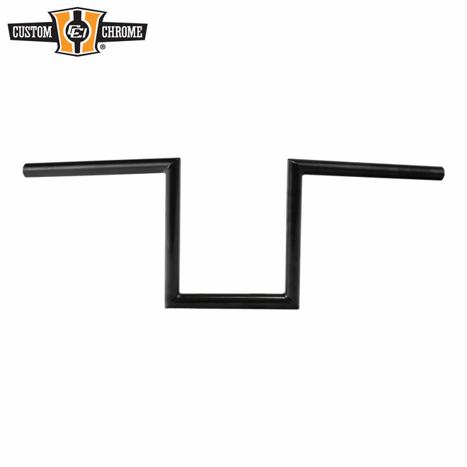 Jammer 1" Wide Z-Bar 10" Rise 60's Handlebar W/O Indent Fits For Harley 1" Clamp