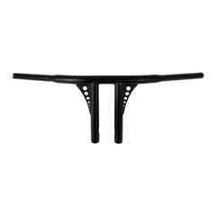 Santee 8" Rise 1-1/4" Straight-Up T-Bar Handlebar Gloss Black Chrome Fit For Harley 82-up 3.5" C to C Hole