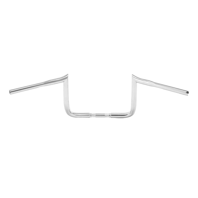 Santee 12" Rise Handlebar 1.25"Ape Hanger Bar Fit For Harley Touring FLHT 1982-up Gloss Black Chrome