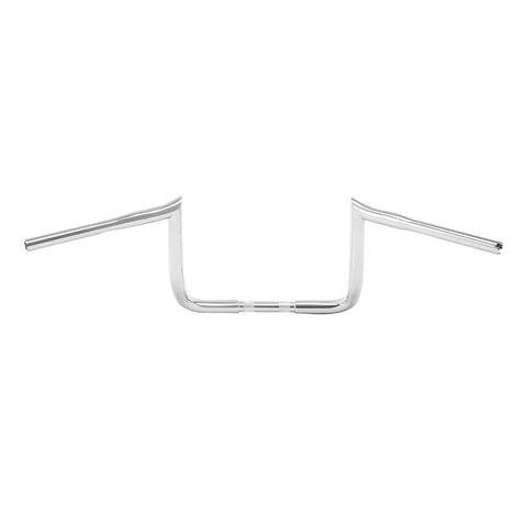 Santee 12" Rise Handlebar 1.25"Ape Hanger Bar Fit For Harley Touring FLHT 1982-up Gloss Black Chrome