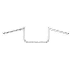 Santee 12" Rise Handlebar 1.25"Ape Hanger Bar Fit For Harley Touring FLHT 1982-up Gloss Black Chrome