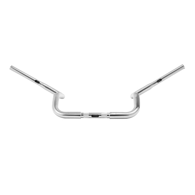 Santee 12" Rise Handlebar 1.25"Ape Hanger Bar Fit For Harley Touring FLHT 1982-up Gloss Black Chrome