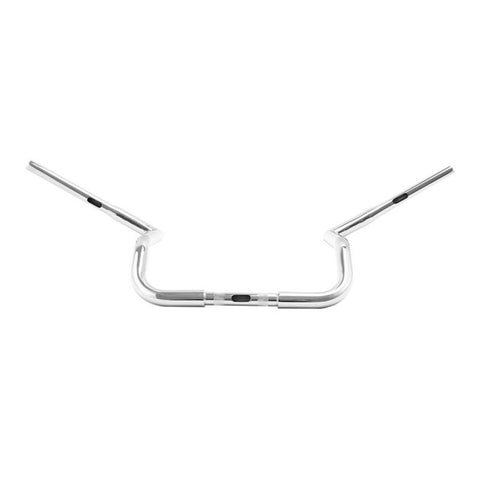 Santee 14" Rise Handlebar 1.25"Ape Hanger Bar Fit For Harley Touring FLHT 1982-up Gloss Black Chrome