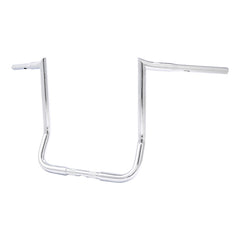 Santee 17" Rise Handlebar 1.25"Ape Hanger Bar Fit For Harley Touring FLHT 1982-up Gloss Black Chrome
