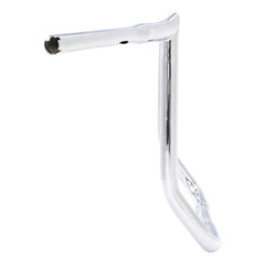Santee 17" Rise Handlebar 1.25"Ape Hanger Bar Fit For Harley Touring FLHT 1982-up Gloss Black Chrome