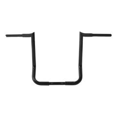 Santee 17" Rise Handlebar 1.25"Ape Hanger Bar Fit For Harley Touring FLHT 1982-up Gloss Black Chrome