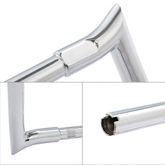 Santee 1.25" Ape Hangers 17" Rise Handlebar Fits For Harley Softail Sportster XL Chrome Gloss Black