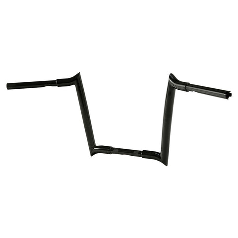 Santee 1.25" Ape Hangers 17" Rise Handlebar Fits For Harley Softail Sportster XL Chrome Gloss Black