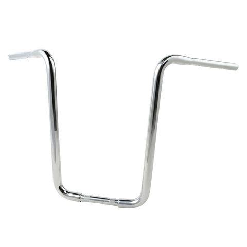 Santee 19"Rise Ape Hanger Bar 1.25"Handlebar Chrome Gloss Black Fits For Harley Sportster 1982-2013