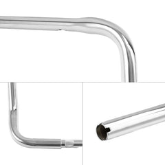 Santee 17" Rise Dresser Handlebar 1.25"Ape Hanger Bar Chrome Matte Black Fit For Harley Touring 82+