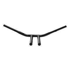 Santee 10" Rise 1-1/4" T-Bar Handlebar Chrome Black Fit For Harley with 3.5" Center to Center Hole