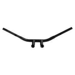 Santee 10" Rise 1-1/4" T-Bar Handlebar Chrome Black Fit For Harley with 3.5" Center to Center Hole