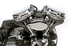 Custome Chrome Panhead Valve Rocker Boxes Top Covers Chrome Fit For Twin Cam models 1999-2014