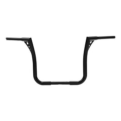 Custom Chrome 1.25" Fat Handlebar 15" Rise Hanger Bar Gloss Black Chrome Fit For Harley Touring FLHF/FLHT 82-13