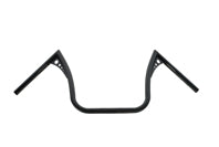 Custom Chrome 1.25" Fat Handlebar 15" Rise Hanger Bar Gloss Black Chrome Fit For Harley Touring FLHF/FLHT 82-13