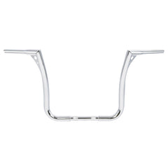 Custom Chrome 1.25" Fat Handlebar 15" Rise Hanger Bar Gloss Black Chrome Fit For Harley Touring FLHF/FLHT 82-13