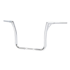 Custom Chrome 1.25" Fat Handlebar 15" Rise Hanger Bar Gloss Black Chrome Fit For Harley Touring FLHF/FLHT 82-13
