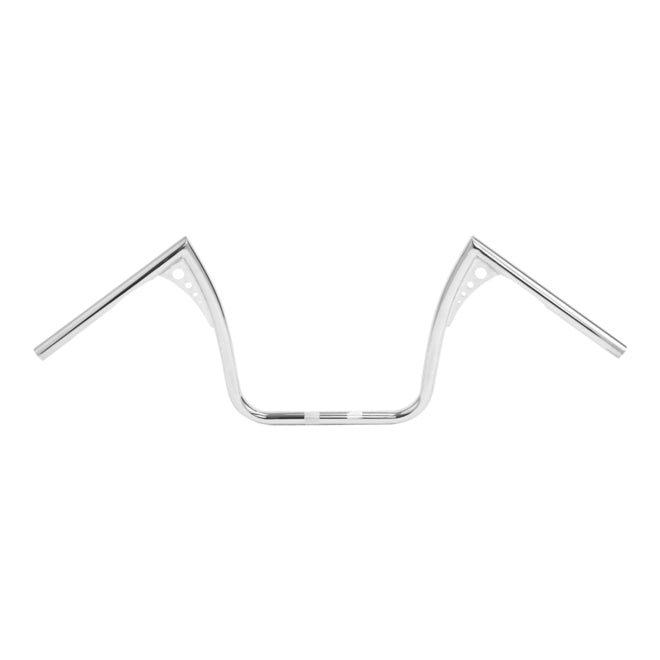 Custom Chrome 1"Handlebar 14" Rise Ape Hanger Bar Chrome Gloss Black for 1982-2013 Harley Touring FLH/FLHT Black