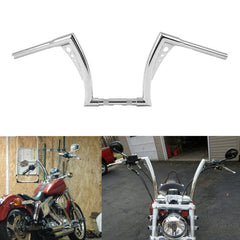 Custom Chrome 1.25" Fat Handlebar 11" Rise Hanger Bar Chrome Gloss Black Fit For Harley Electra Glide FLHT