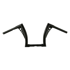 Custom Chrome 1.25" Fat Handlebar 11" Rise Hanger Bar Chrome Gloss Black Fit For Harley Electra Glide FLHT