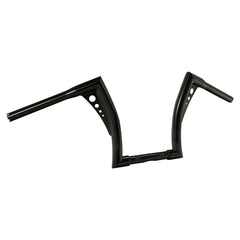 Custom Chrome 1.25" Fat Handlebar 11" Rise Hanger Bar Chrome Gloss Black Fit For Harley Electra Glide FLHT