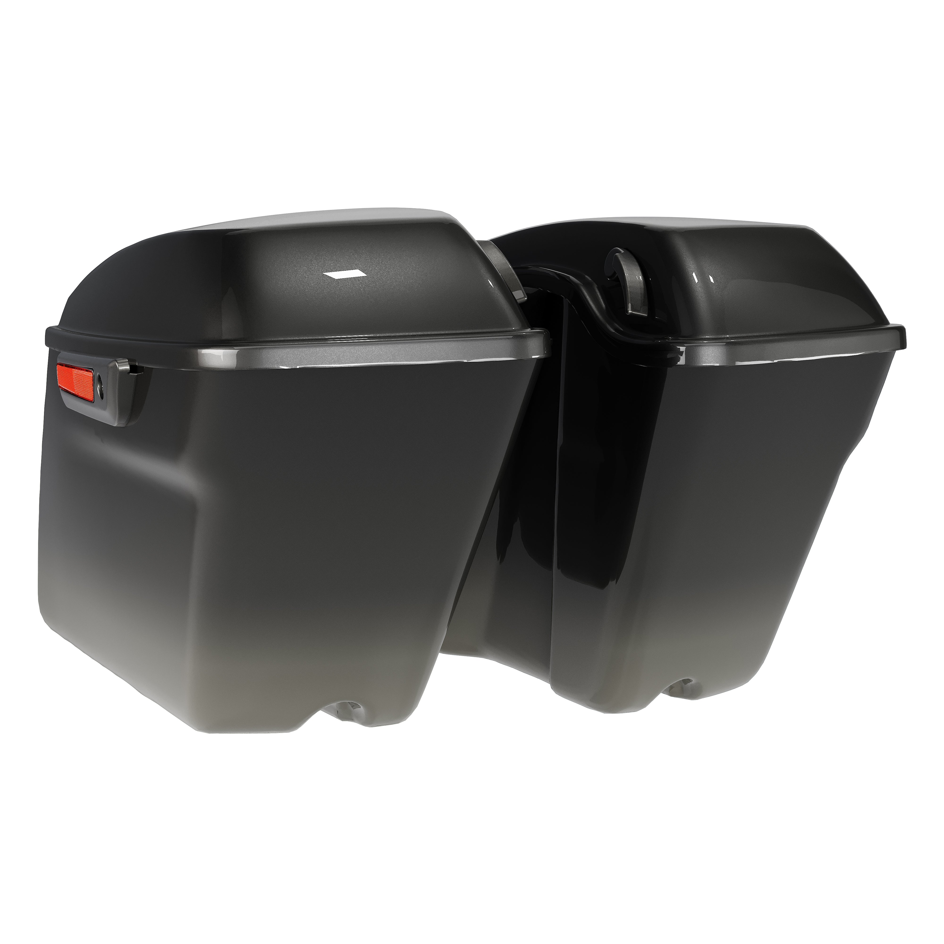 HR3 Black Earth Fade Hard Saddlebags Harley Hard Bags For 14-23 Harley Touring