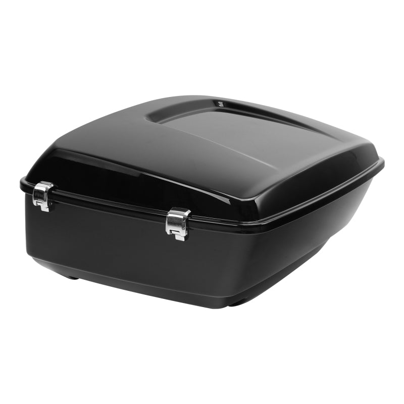 HR3 Vivid Black 13.7" King Size Touring Trunk Luggage For 14-24 Harley Touring
