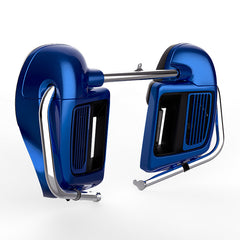 HR3 Mako Shark Fade Vented Lower Fairing Kit For Harley Touring Models 2014-2023 (Fits water cooled models)