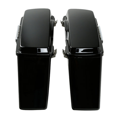 Custom Chrome Painted Hard Saddlebag Trunk & Lid Latch Fit For Harley touirng Electra Road Glide 93-13