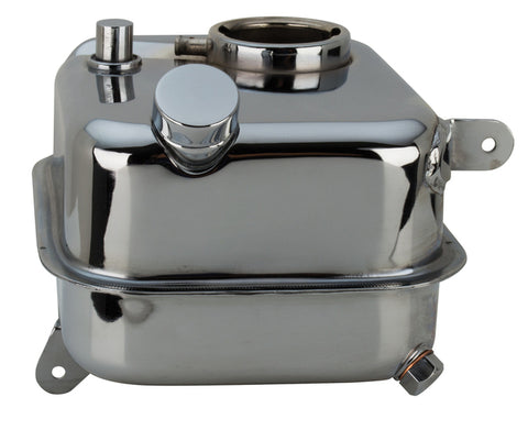 Custom Chrome Chrome Oil Tank Fits Harley 4-speed FL& FX Big Twin 65-E82 Replace For 62504-65A