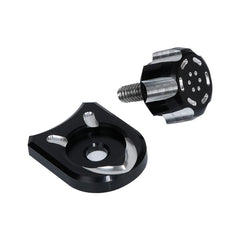 Aluminum Rear Seat Screw Bolt Mount Knob Cover Fit For Harley Touring 1996-2024