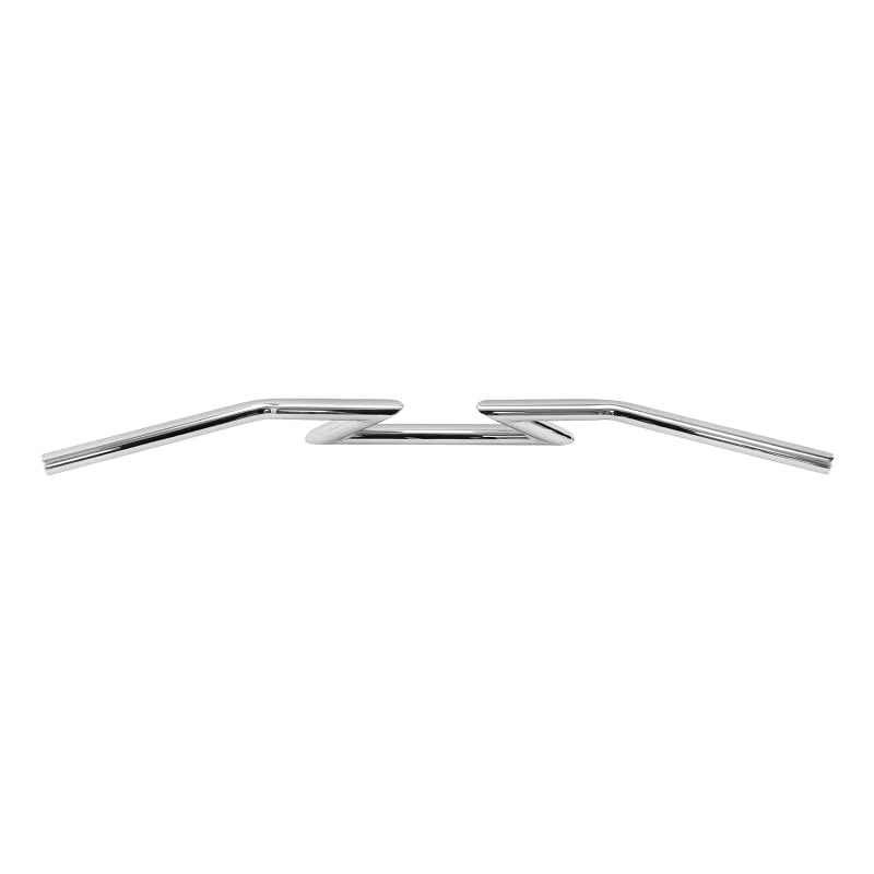 Jammer 1" Z Bar 4" Rise Dimpled Handlebar Chrome Fits For Harley Chopper Bobber Yamaha