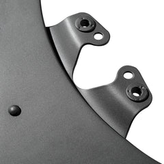 HR3 Industrial Gray Denim Motorcycle 18" Wide Tire Front Mudguard Fender For Harley Touring Models 2014-2023