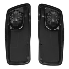 HR3 Black Denim CVO Saddlebag Lids With 5" x 7" Speaker Cutouts For Harley Touring 2014-2023