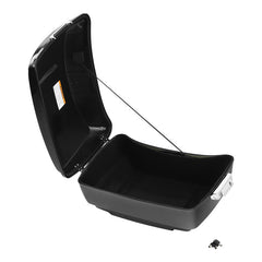 HR3 Vivid Black 13.7" King Size Touring Trunk Luggage For 14-24 Harley Touring